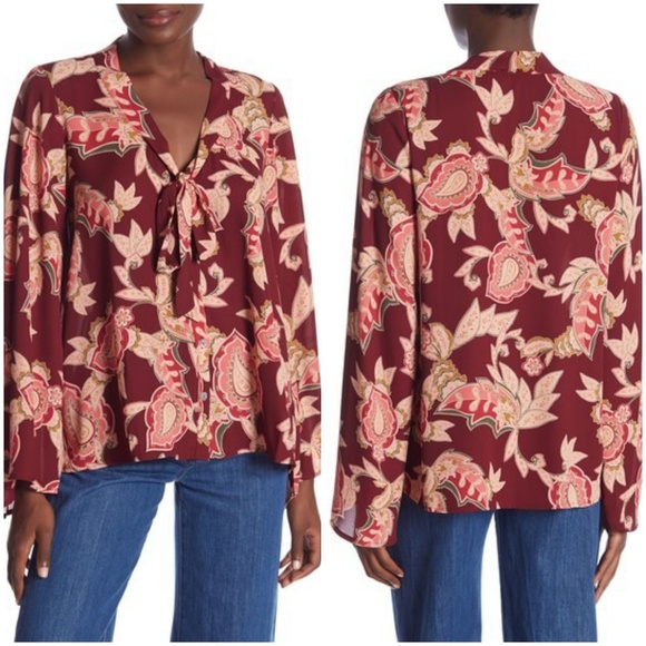 Show Me Your MuMu Tops - Show Me Your Mumu Brynn Tie Neck Top